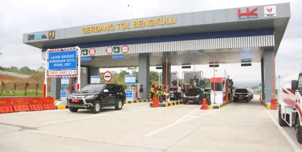 Tarif Baru Tol Bengkulu-Taba Penanjung Akan Segera Berlaku. Foto: Burhasin/Siberbengkulu.co