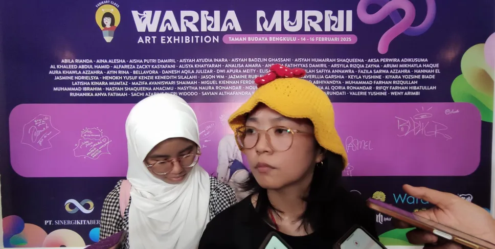 Pameran Seni Rupa "Warna Murni" Hadirkan 46 Karya Memukau di Taman Budaya Bengkulu. Foto: Mita/Siberbengkulu.co