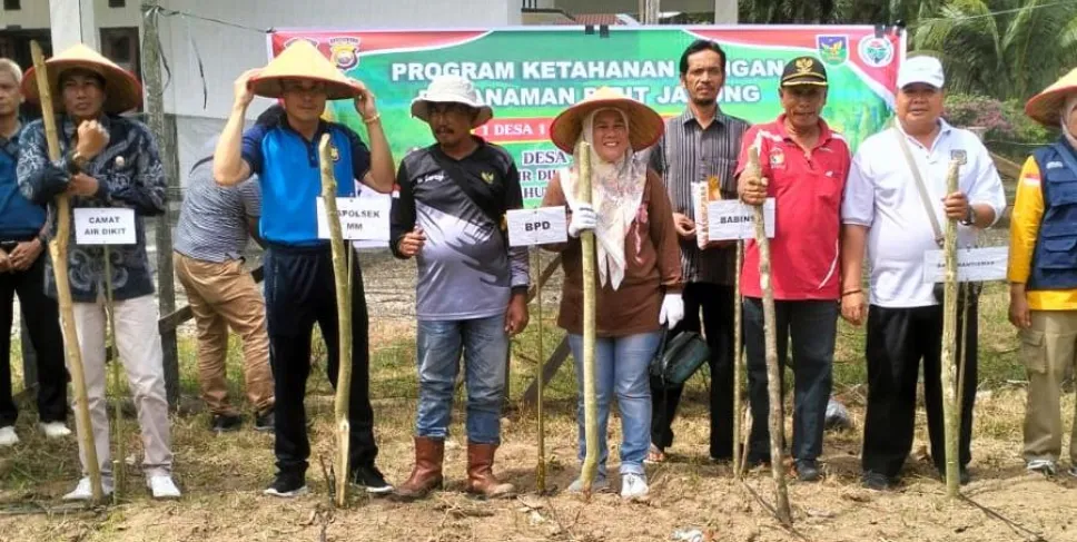 Launching SADESAHE, Pemdes Air Dikit Komitmen Dukung Ketahanan Pangan