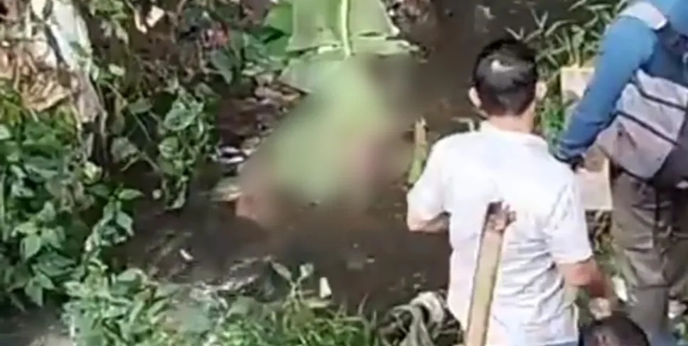 Mayat Lansia Ditemukan Mengapung di Sungai Desa Belitar Muka. Foto: Pingki/Siberbengkulu.co